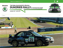 Tablet Screenshot of dukeries-rally.co.uk